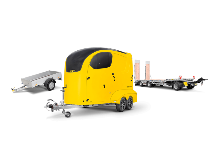 Verschiedene Anhänger von Humbaur | © Humbaur GmbH