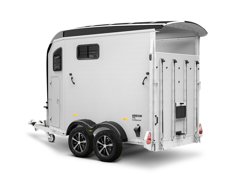 Humbaur Areion Pro Rückansicht mit geschlossener Hecktüre | © Humbaur GmbH