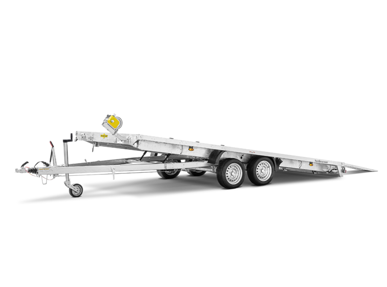 Humbaur MTK Profi Autotransporter, Vorne Links gekippt | © Humbaur GmbH