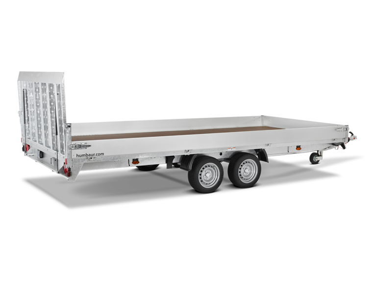 MTKA, Ein Tandem kippbarer Universaltransporter, Hinten Rechts  | © Humbaur GmbH