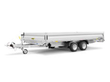 HN 254121, Ein Humbaur Tandem Hochlader niedrig in der Serienausstattung | © Humbaur GmbH