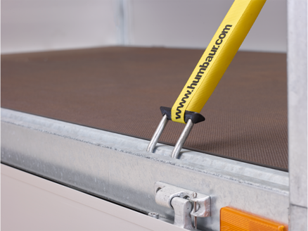 Humbaur HU, Detail von Zurrpunkt im auf der Ladefläche  | © Humbaur GmbH