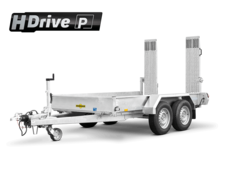 HS Parabelfeder, Ein Humbaur Baumaschienen Transporter mit Auffahrbohlen und Parabelfeder | © Humbaur GmbH